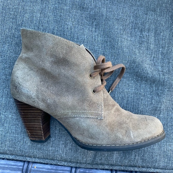 Indigo by Clarks Lace Up Bootie in Taupe - Picture 6 of 6